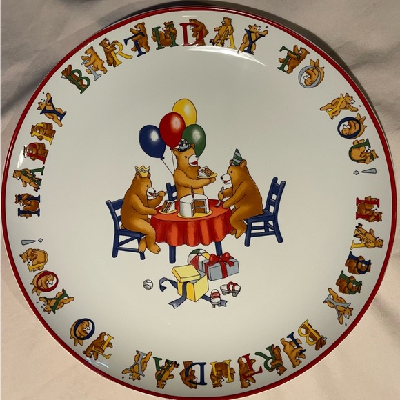 Tiffany & Co. Dining Tiffany And Co 997 Happy Birthday Plate